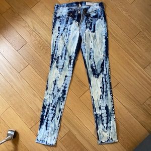 Rag and Bone Mutlicolor Blue Jeans
